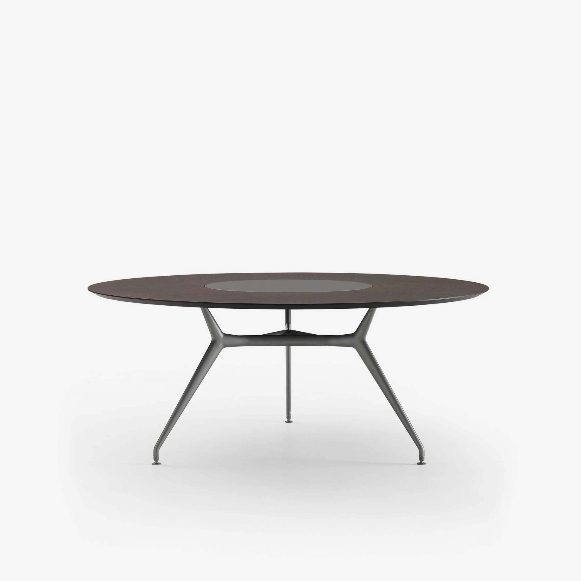 Manta table with lazy susan top
