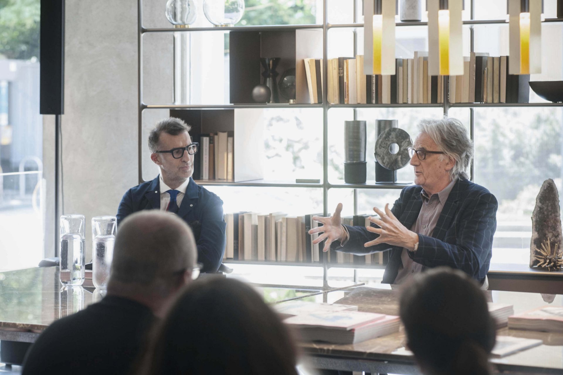 Michele Lupi, Icon and Icon Design director; Sir Paul Smith, fashion designer