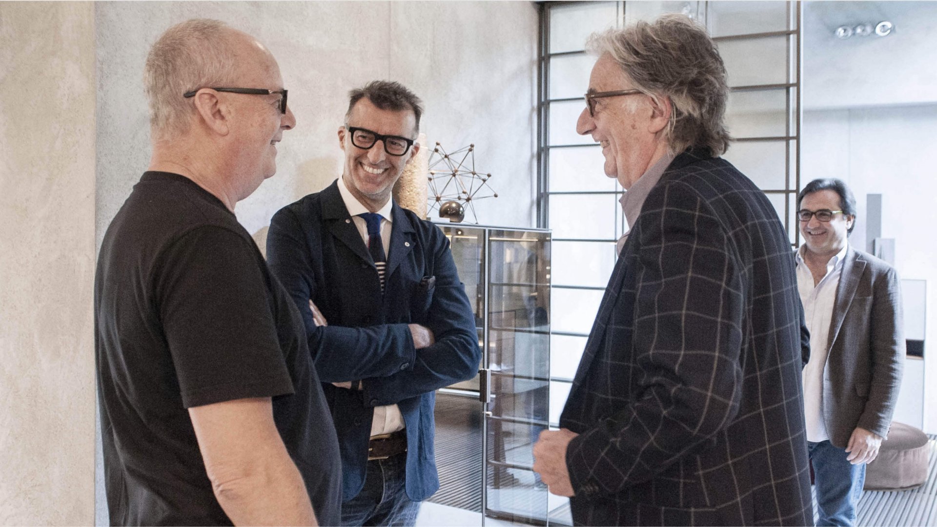 Alberto Alessi, entrepreneur; Michele Lupi, Icon and Icon Design director; Sir Paul Smith, fashion designer