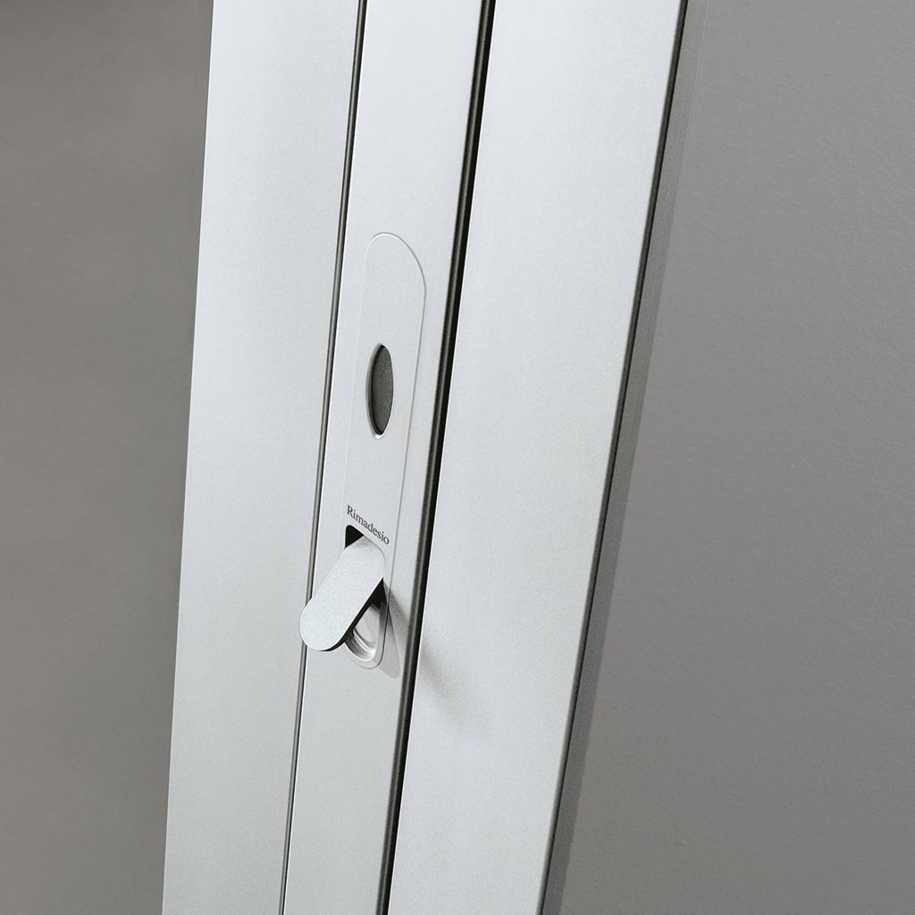 Pannello in laminato per porta scorrevole quadra idoor, dimensione 700x2100  mm, finitura bianco