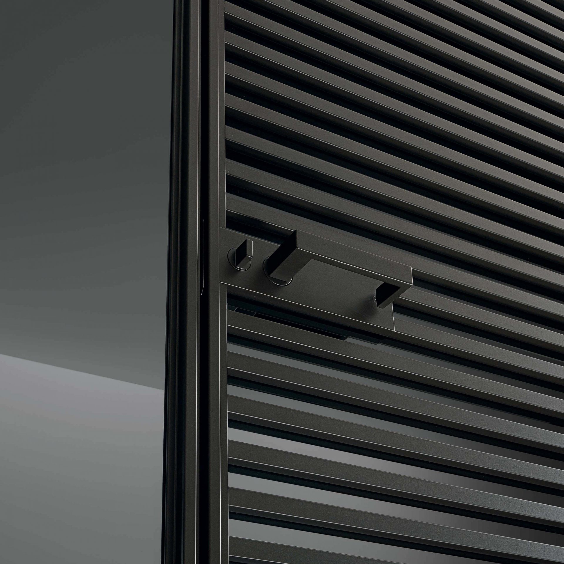 Even double swing door details