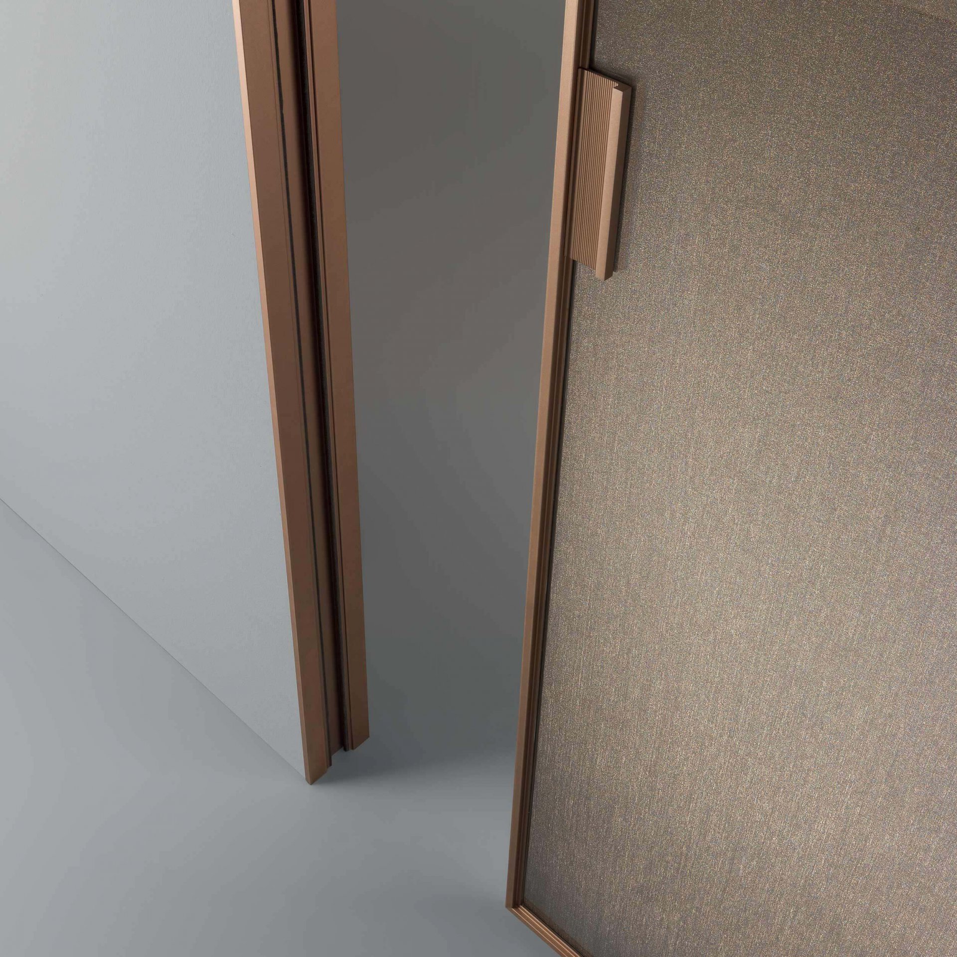 Vela sliding door for pocket systems