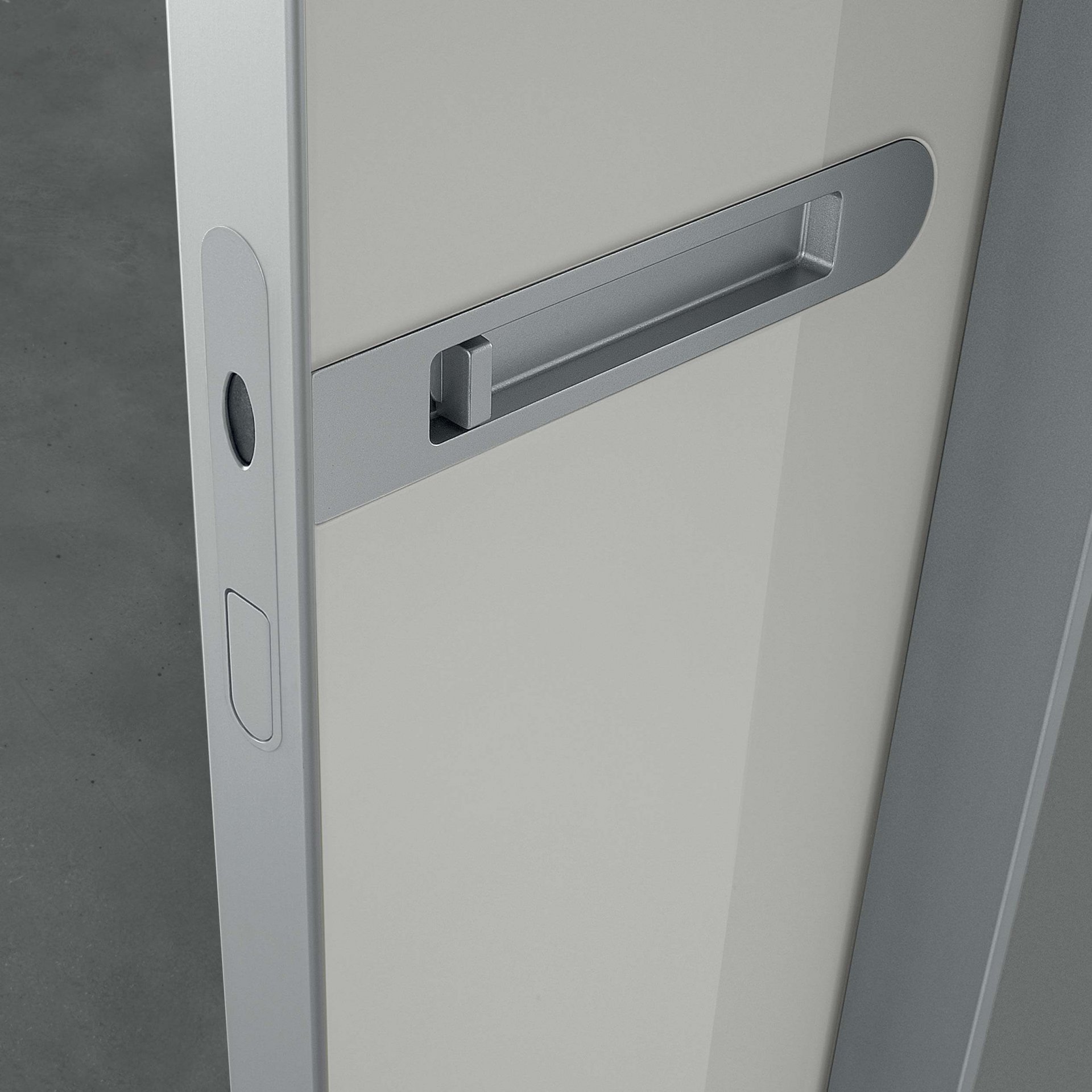 Link+ pocket door, handle detail