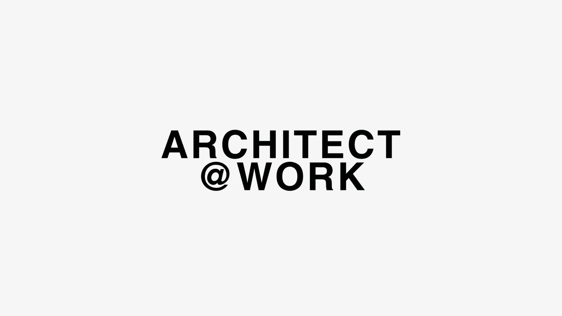 Architect@Work 2020