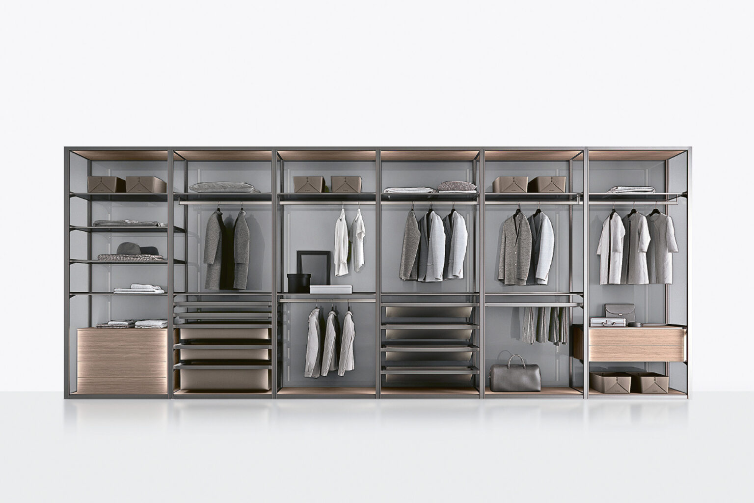 Closets Romeo Bedroom Furniture: Walk-in Closets, Wardrobes & Vanity | Modern ...