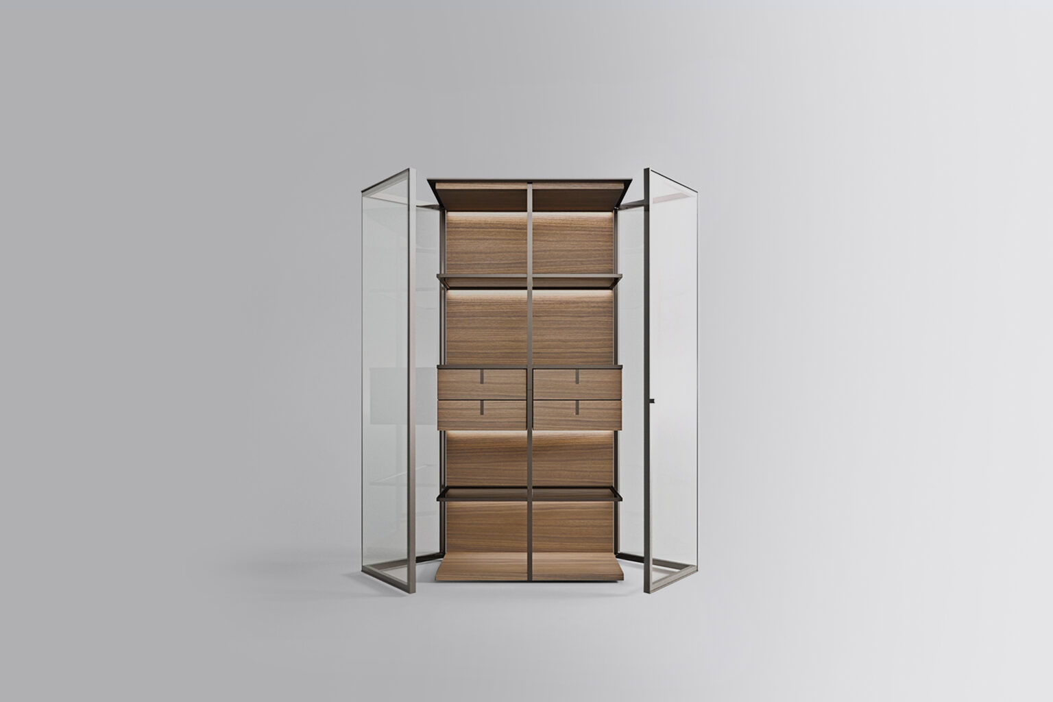 Modern Day System: Bookshelves, Display Cases & Sideboards | Rimadesio