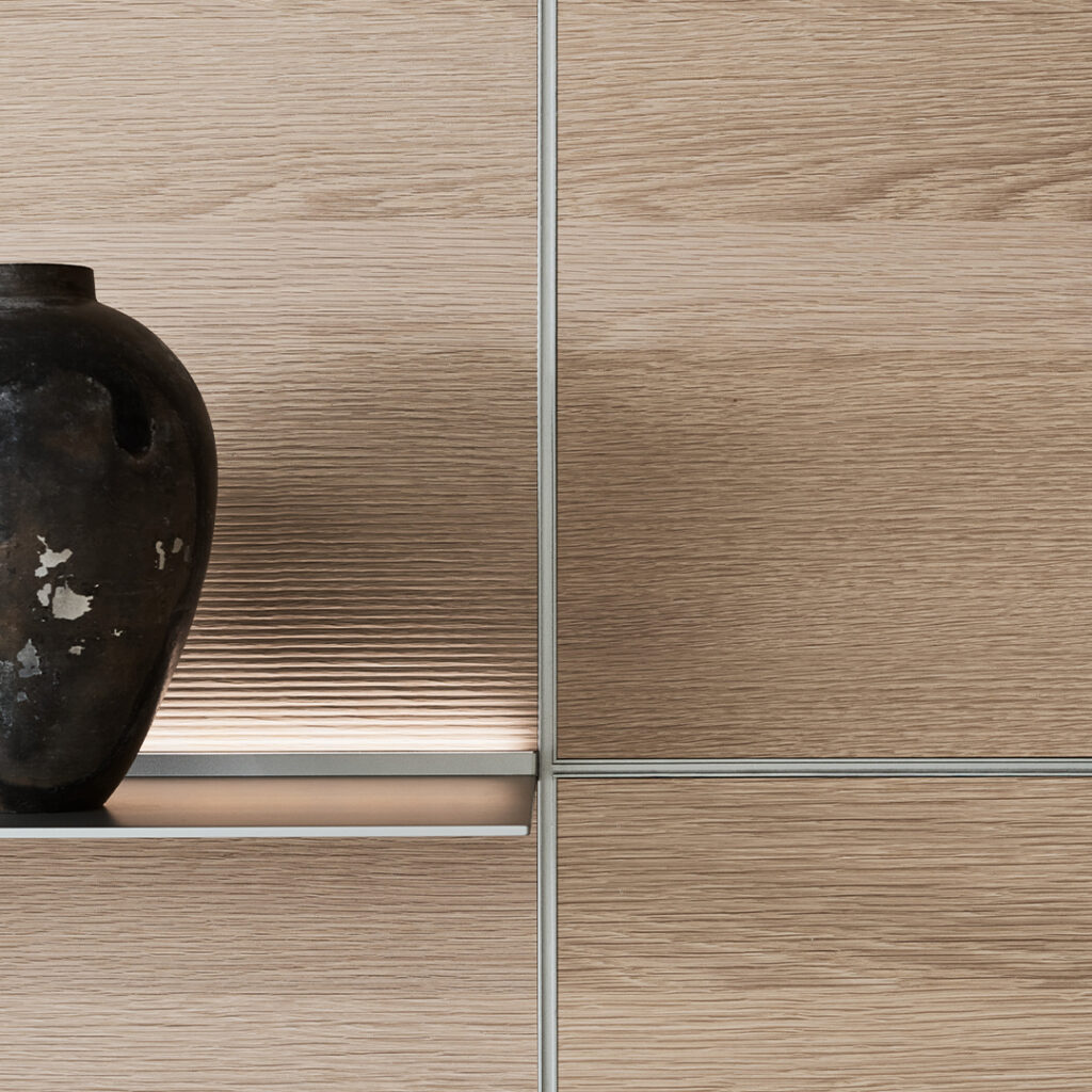 Modulor sistema boiserie di design zona giorno | Rimadesio