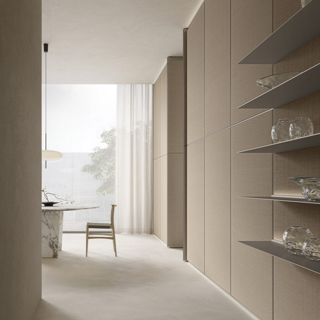 Modulor sistema boiserie di design zona giorno | Rimadesio