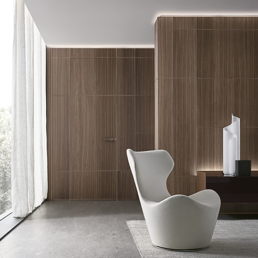 Modulor sistema boiserie di design zona giorno | Rimadesio